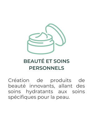 pot de crème, représentant le secteur de la beauté et des soins personnels